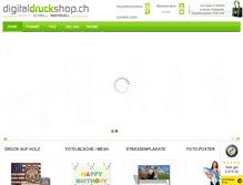 Tablet Screenshot of digitaldruckshop.ch